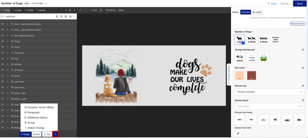 Screenshot- special layers Teeinblue