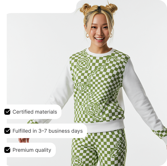 Full print on 100% cotton