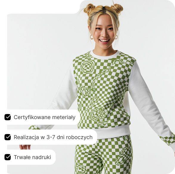 Pełen nadruk na 100% bawełnie